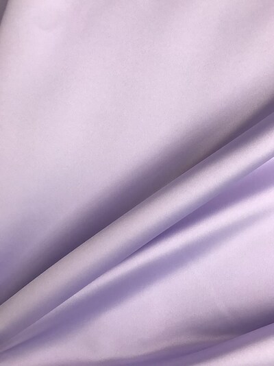 1 Yard Lilac Matte Satin Fabric Medium Weight 58/59 Inches Wide 100% Polyester