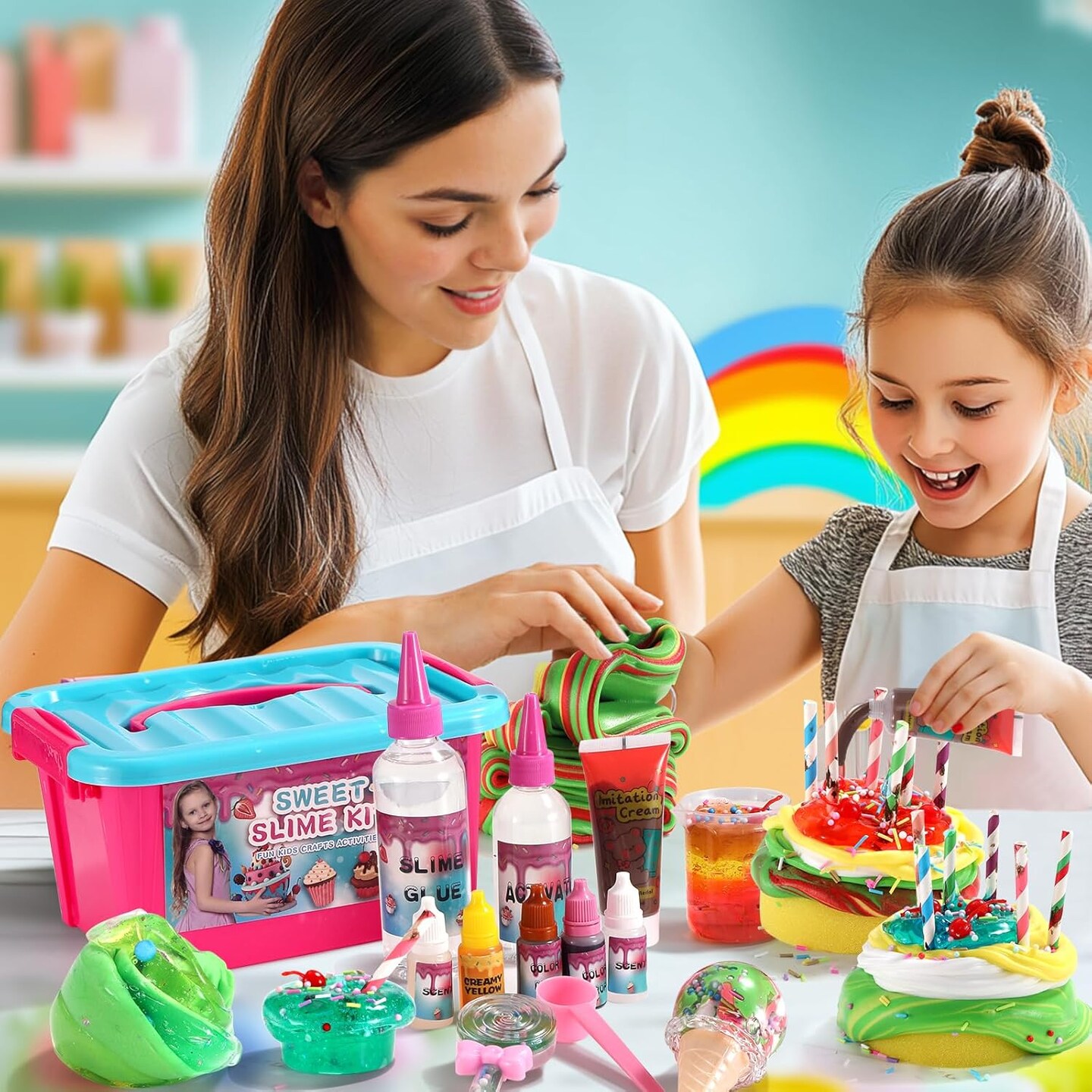 DIY Slime Making Set with Containers