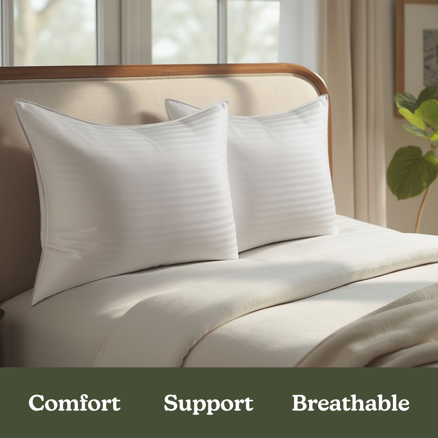 Nestl Pinch Pleat Bed in a Bag with Down alternative Pillow