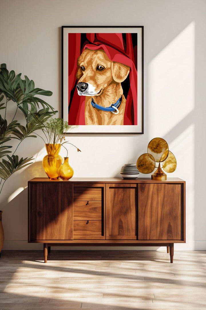 Needlepoint canvas for halfstitch without yarn Curtain Raiser Unit MRCU722343 Margot de Paris Printed Tapestry Canvas