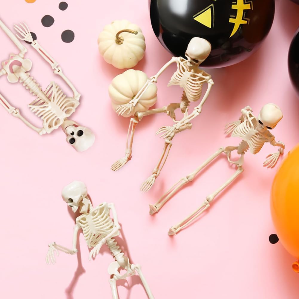 5 Pack 16&#x22; Halloween Skeleton Decorations