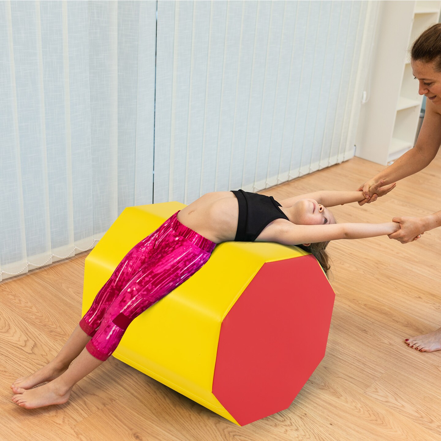 Octagon Gymnastics Mat PVC EPE Foam Tumbling Mat Kids Training