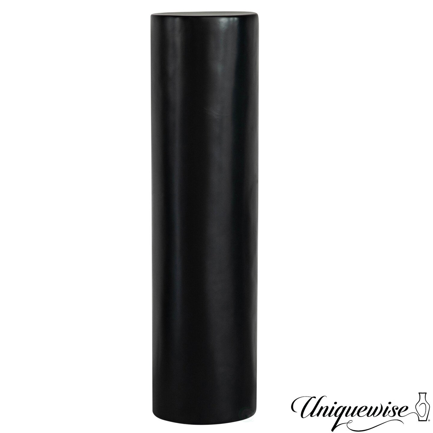 Contemporary Decorative Modern Fiberglass Pillar Column Flower Stand -Photography Props - Stylish Cylinder Shape Versatile Pedestal for Wedding, Living Room, or Dining Room Decor