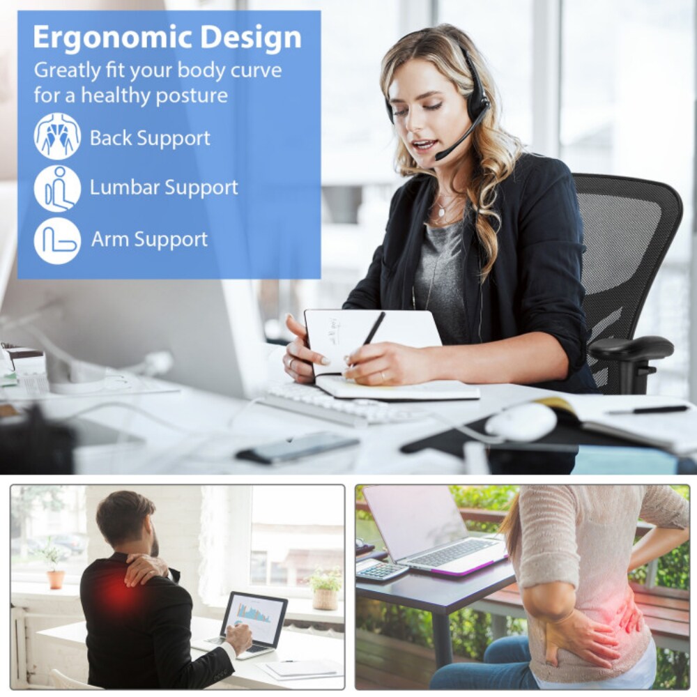 Mesh Nylon Drafting Office Chair with Adjustable Footrest and Ergonomic Support