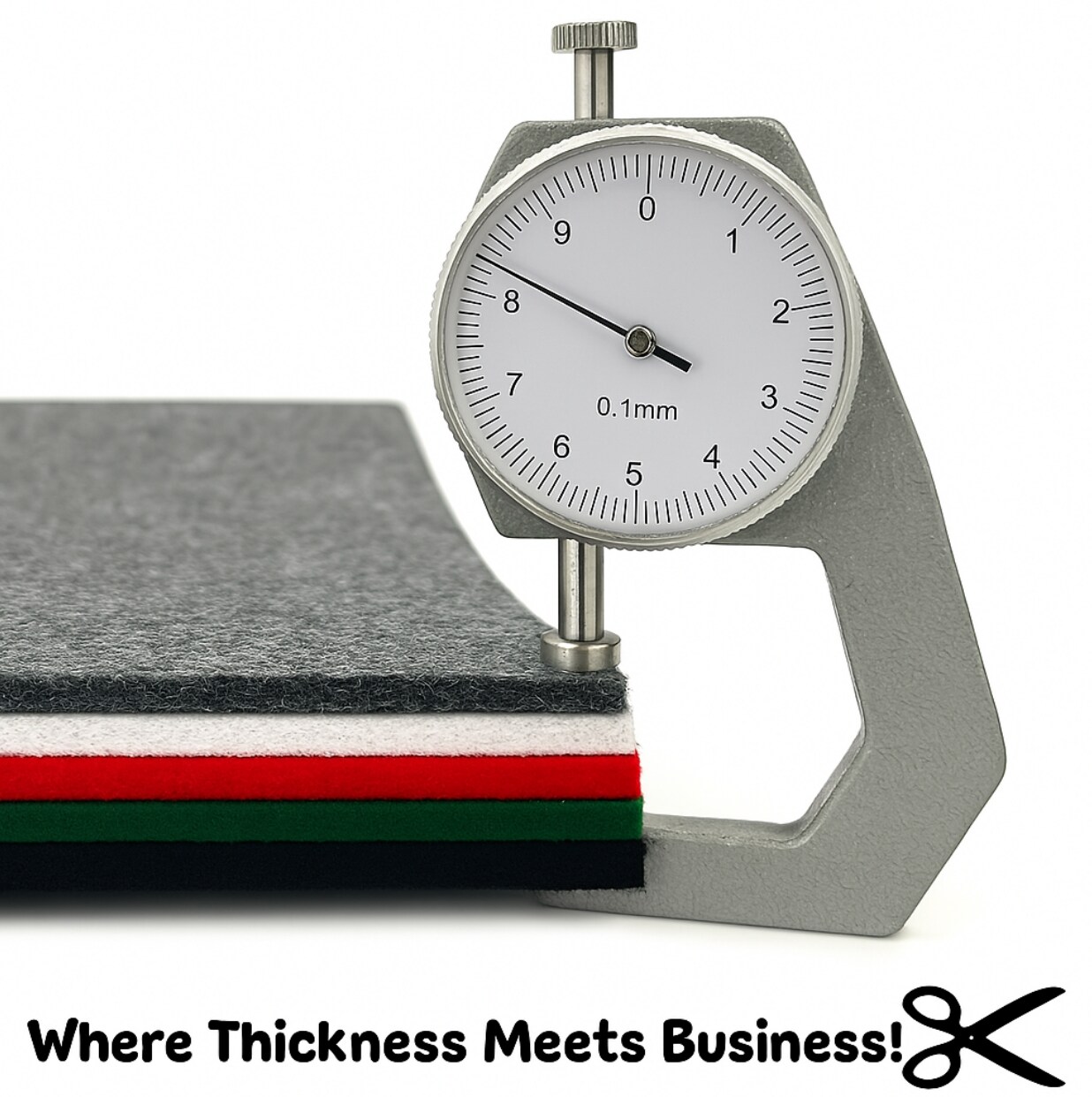 3.2mm Thick Acrylic Felt Sheets – 9x12" – Multi-Color or Single Color Options