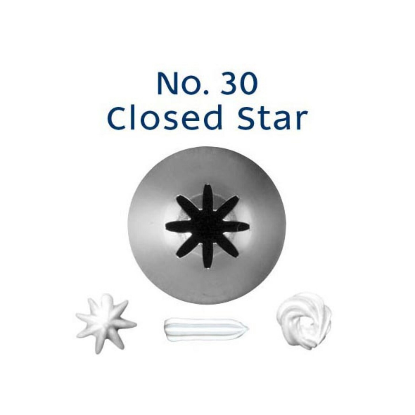 Loyal Piping Tip Closed Star #30