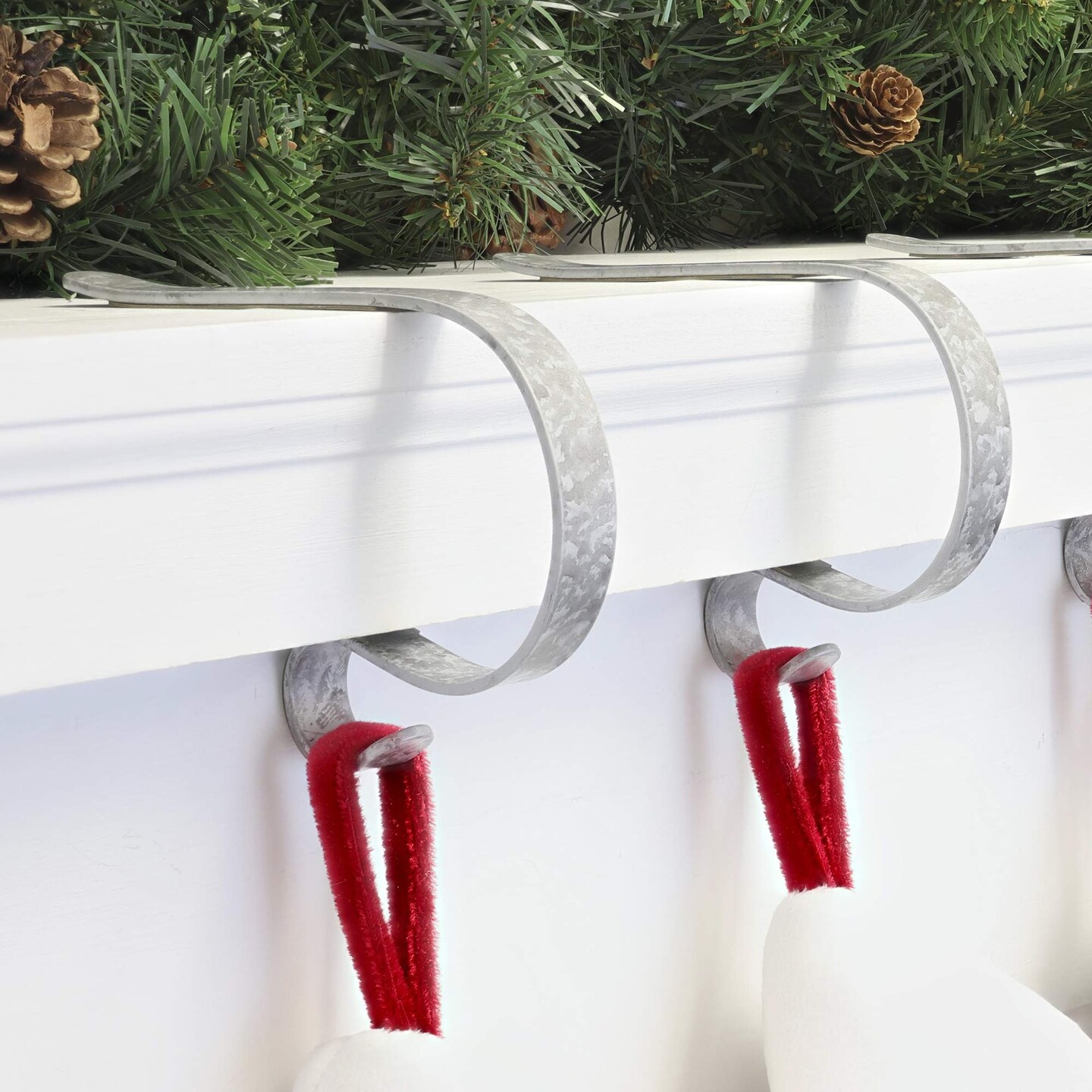 Haute Decor The Original MantleClip� Stocking Holder - 2 Pack