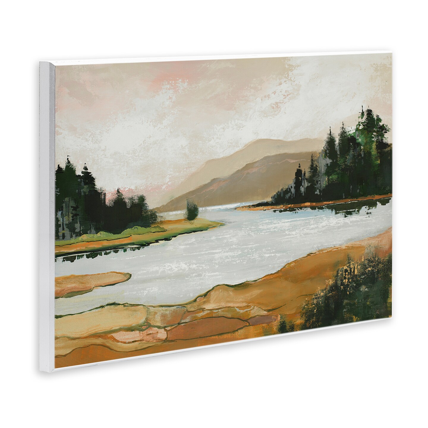 Stupell Industries Relaxing Valley Lake Wall Plaque Design by Max Maxx