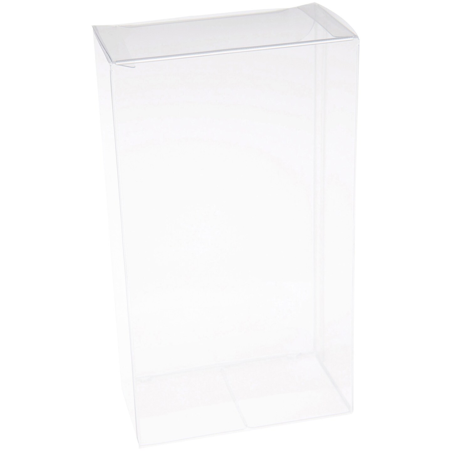 Plymor Clear Folding Action Figure Storage / Display Protector Box, 3.5&#x22; W x 2&#x22; D x 6.25&#x22; H, fits 5&#x22; - 5.75&#x22; Dolls or Figures