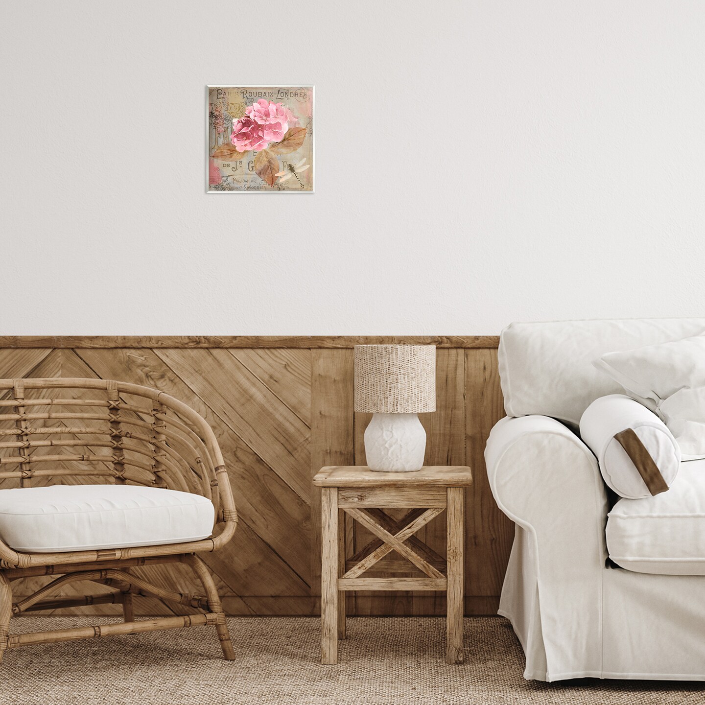 Stupell Industries Vintage French Hydrangea Wall Plaque Design by Sasha