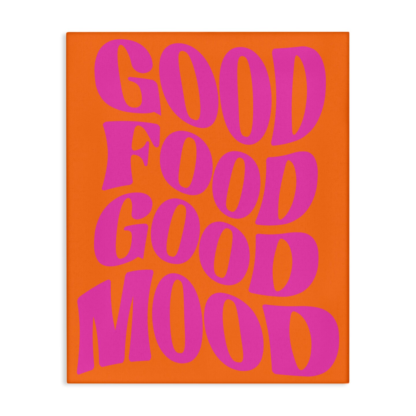 Stupell Industries Good Food &#x26; Mood Canvas Design by House of Lulu