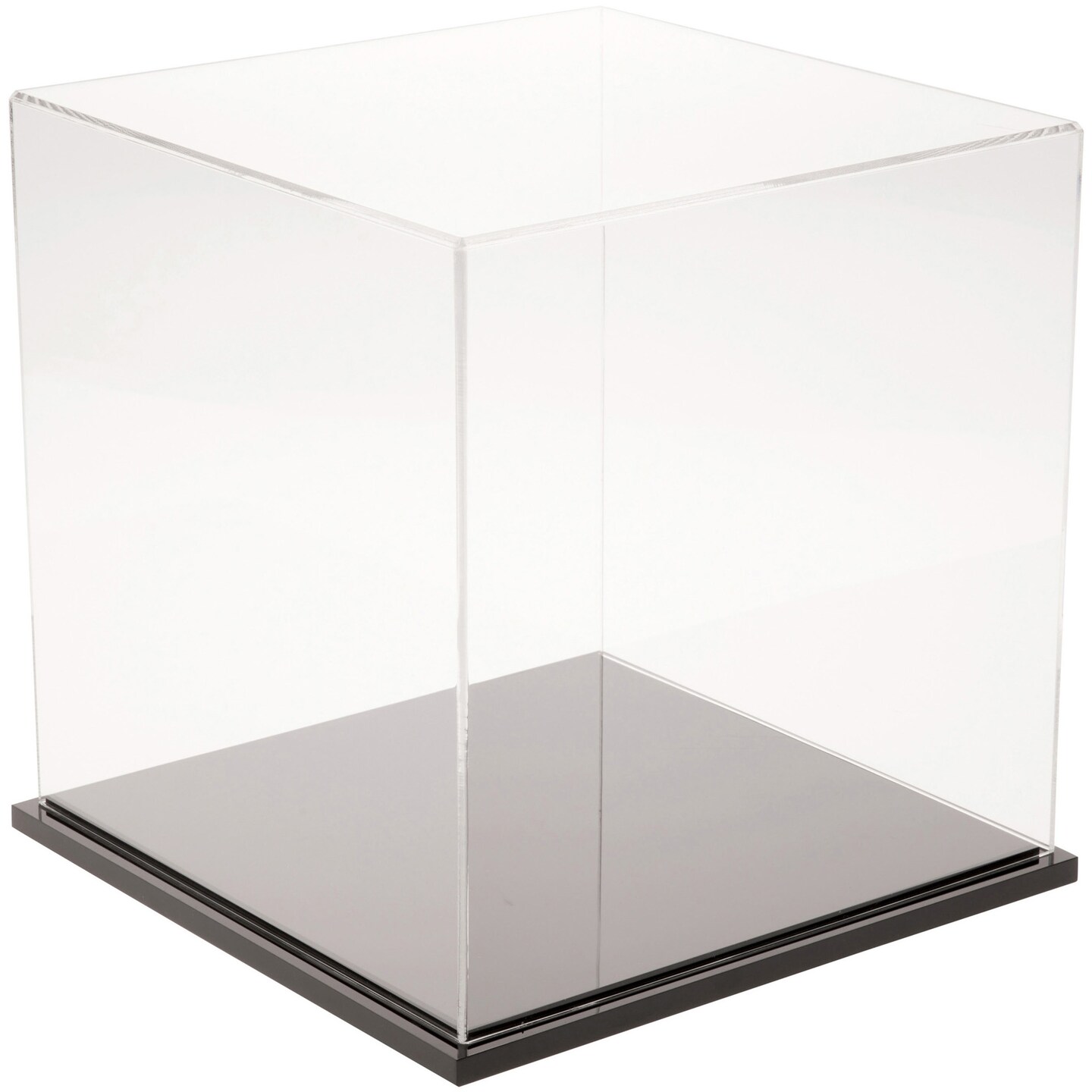 Plymor Clear Acrylic Display Case, 9&#x22; x 9&#x22; x 9&#x22;