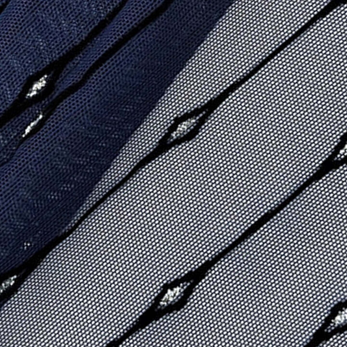 Linear Flocked Stretch Mesh Fabric