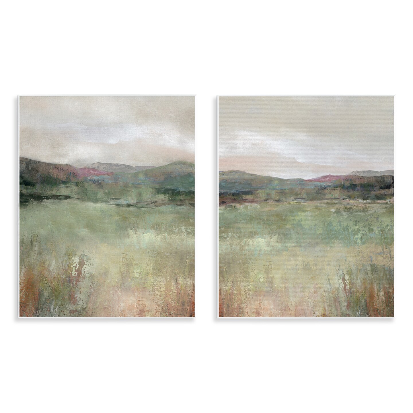 Stupell Industries Muted Glimpse of Spring 2pc Wall Plaque Set, design by Carol Robinson