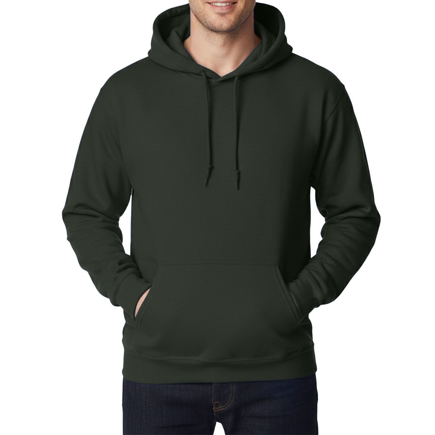 Gildan Unisex Fleece Hooded Sweatshirt 18500, Pullover Hoodie for Arts & Craft