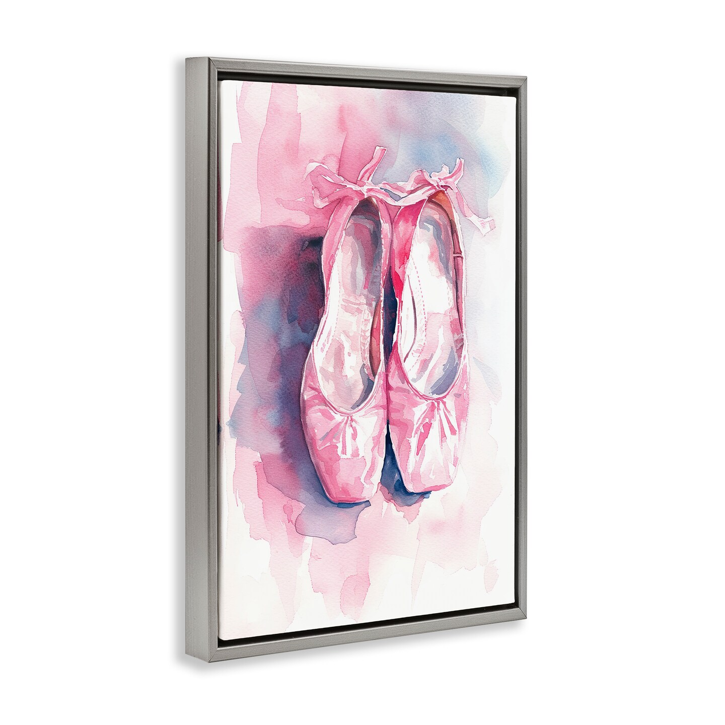Stupell Industries Blush Ballet Slippers Floating Frame, design by Ray Powers