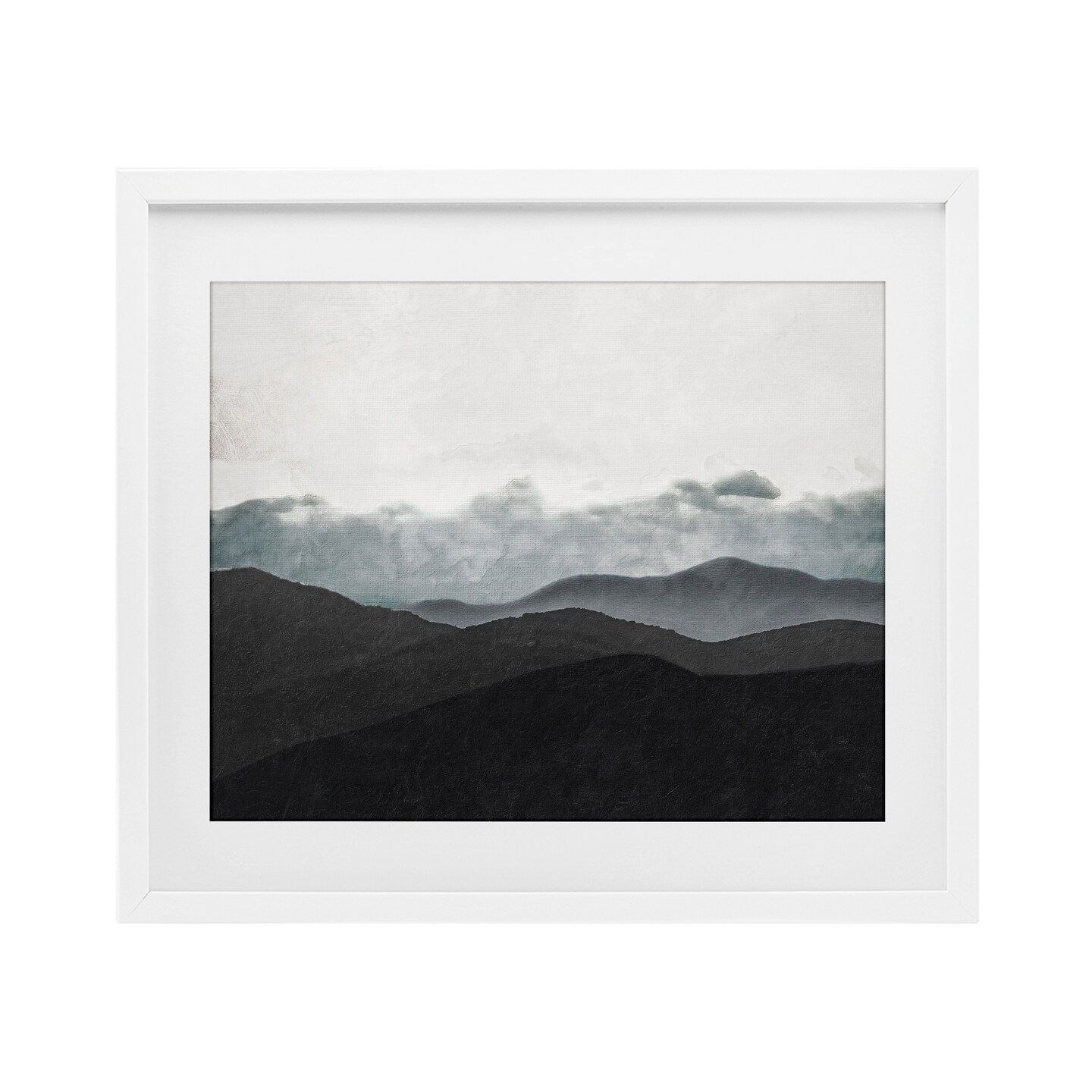 Bert, Stitt, Mulligyn3枚まとめて Stupell Industries Layered Foggy Hills Framed Print Under Glass