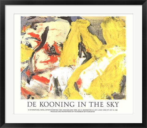 ウィリアム デ クーニング アートポスターKooning In the Sky 132547569244144.jpeg