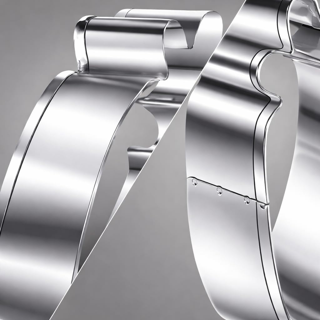 10-Piece Easter Cookie Cutter Set – Stainless Steel Bunny, Egg & Chick Shapes for Cookies, Biscuit, Fondant & Dough