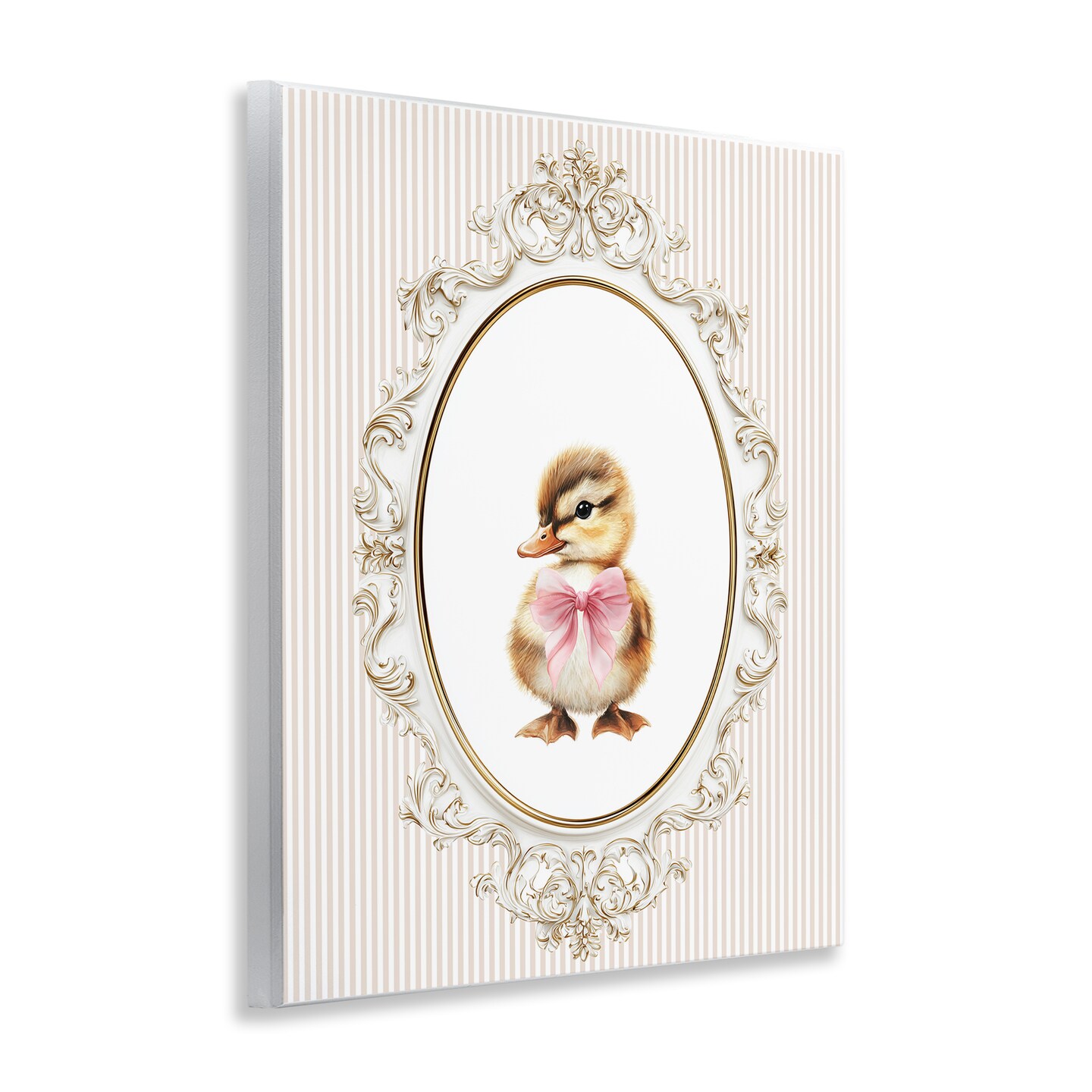 Stupell Industries Spring Gingham Baby Duck Wall Plaque, design by Christine Simpson Art