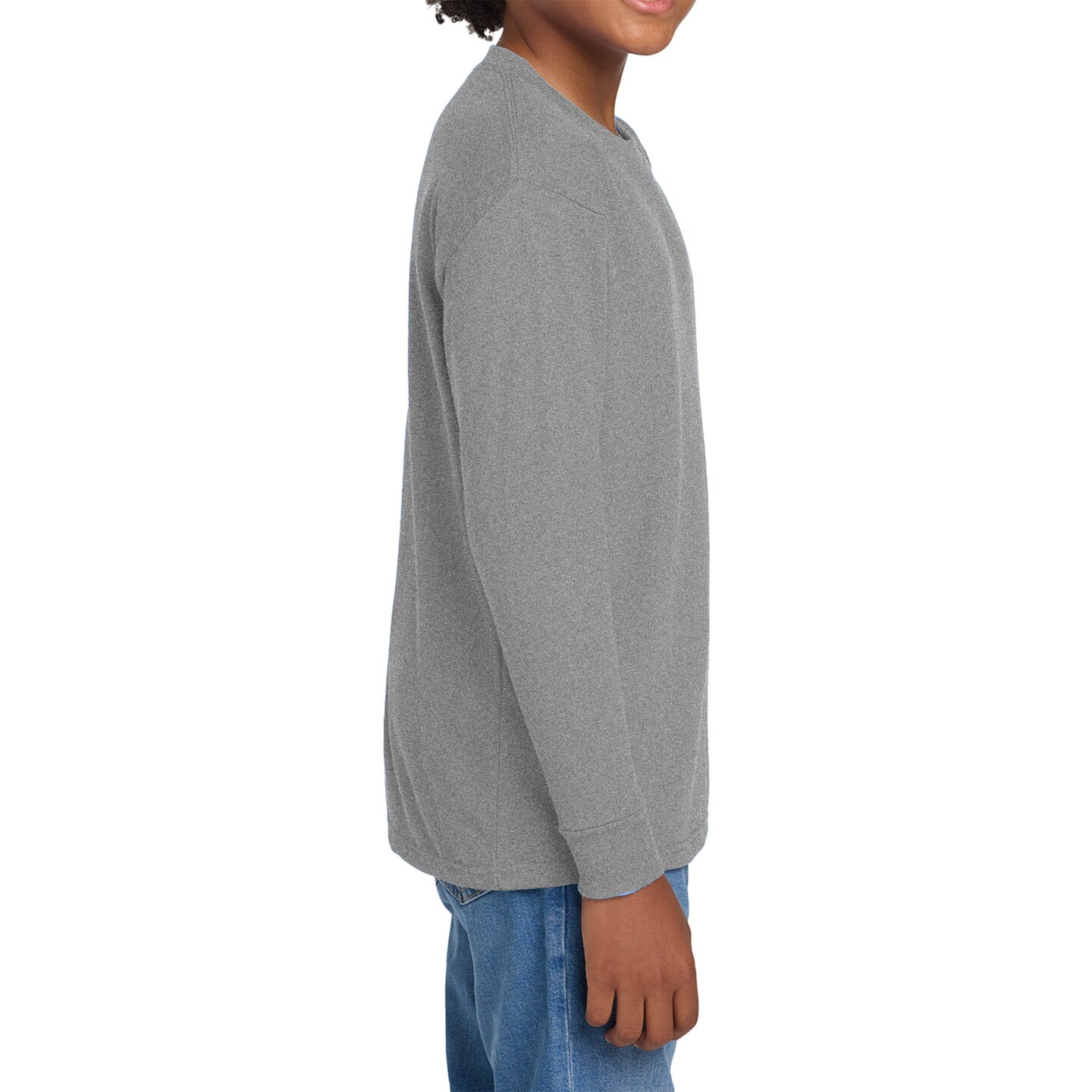 Gildan Youth Heavy Cotton Long Sleeve T-Shirt for DIY, Painting & Screen Printing