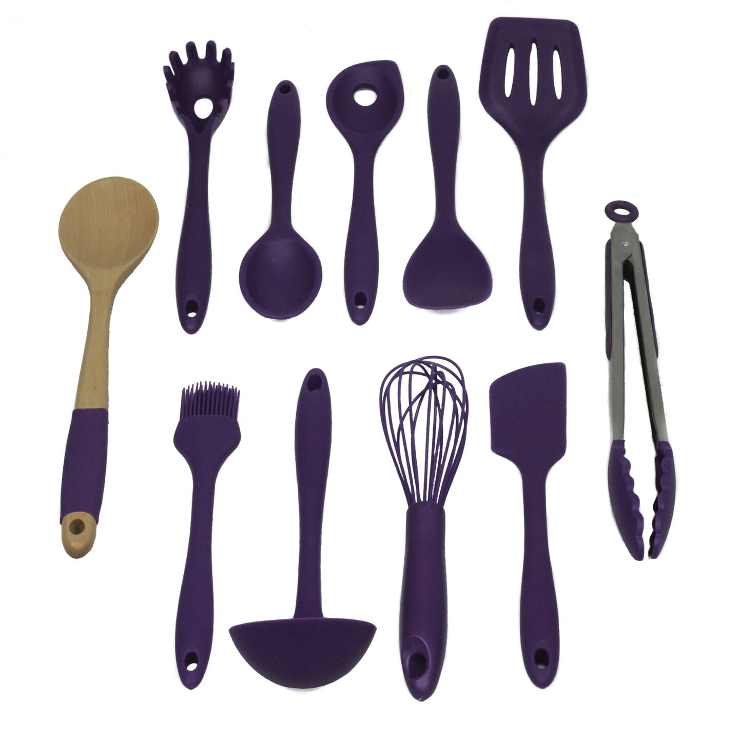 Chef Craft 11 Piece Premium Silicone Kitchen Tool and Utensil Set