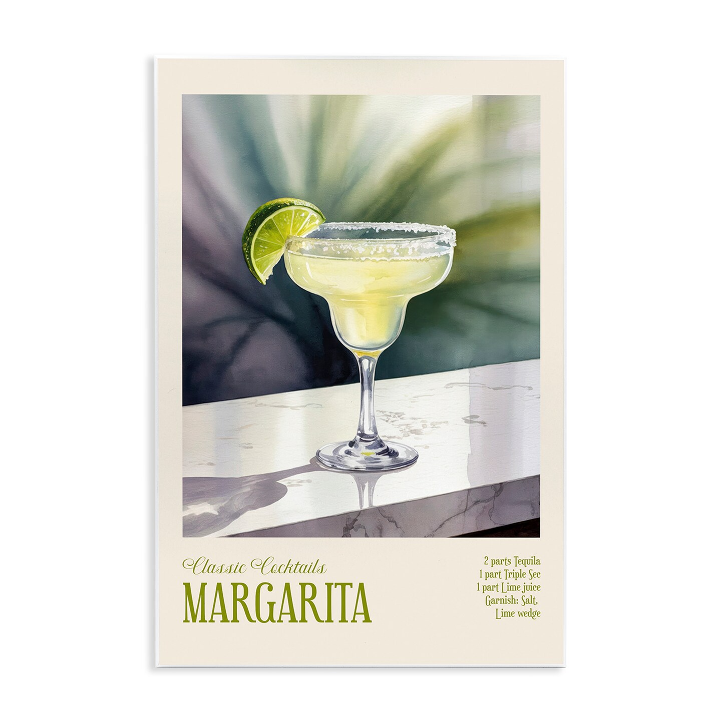 Stupell Industries Margarita on Marble Wall Plaque, design by Andreas Magnusson