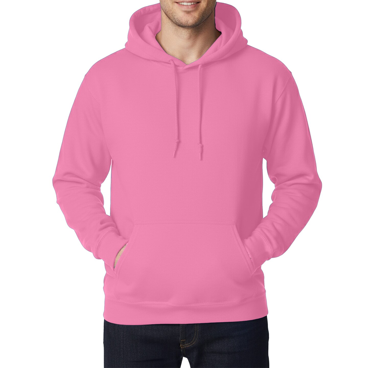 Gildan Unisex Fleece Hooded Sweatshirt 18500, Pullover Hoodie for Arts & Craft