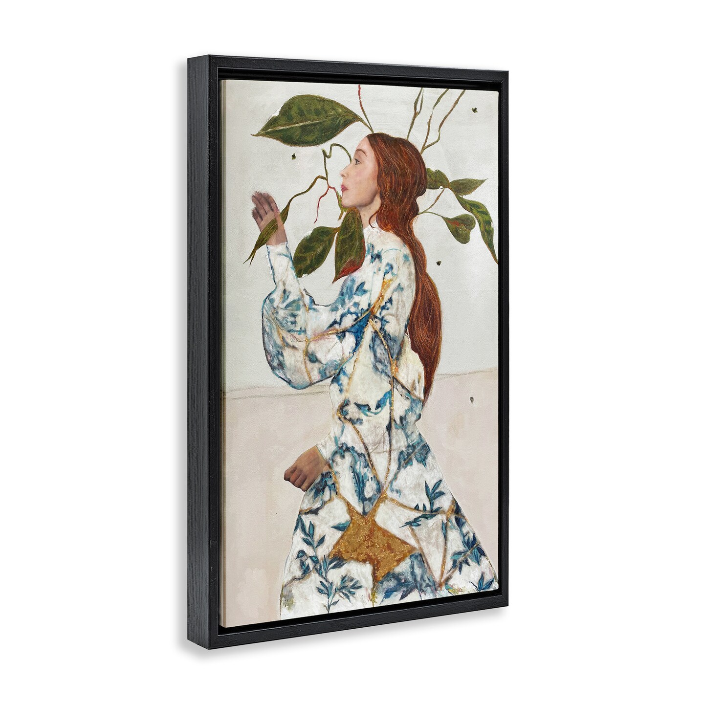 Stupell Industries Le Voyage Fantastique Portrait Floating Frame, design by Karenina Fabrizzi