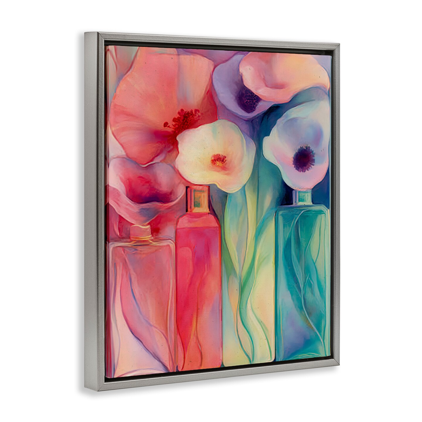 Stupell Industries Petal Logic Gradient Floating Frame, design by