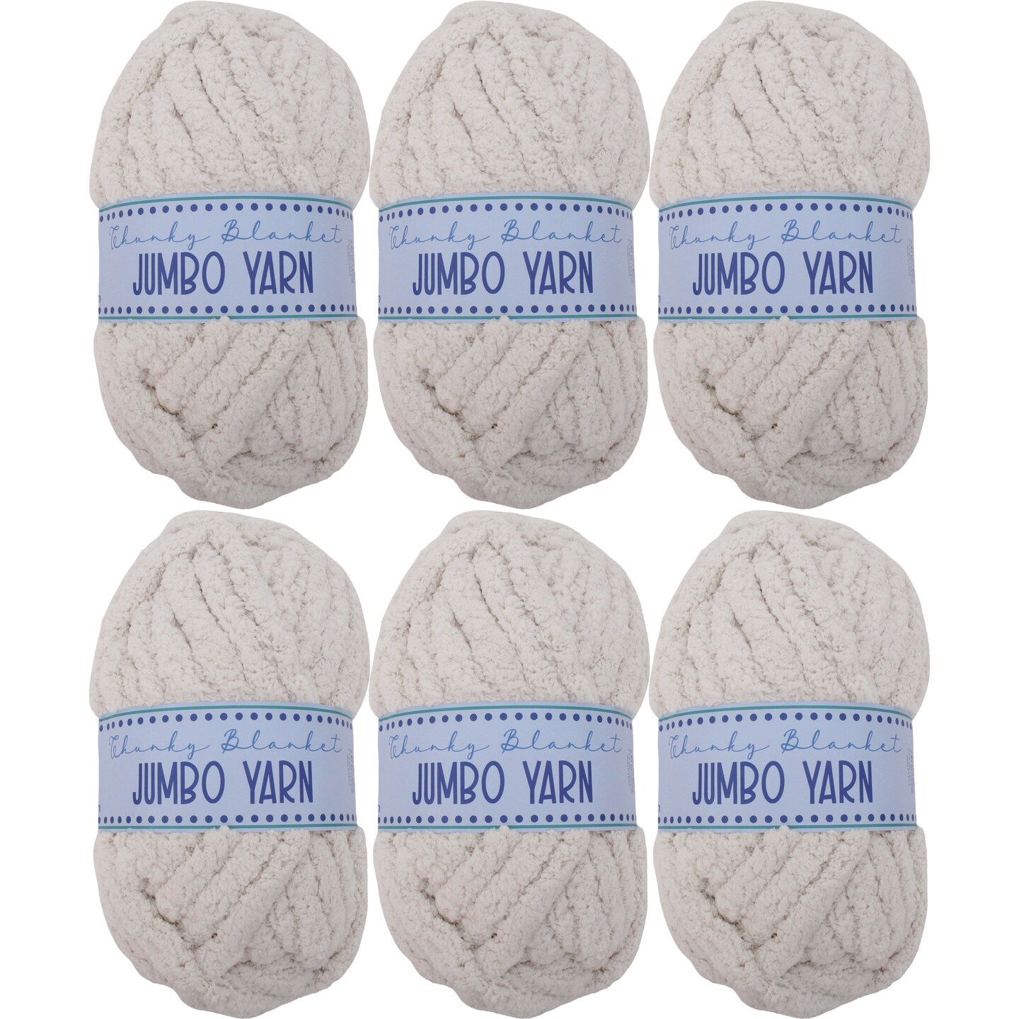 ThreadArt Chunky Chenille Yarn for Hand Knitting – Jumbo Blanket Yarn, Soft Thick Polyester Chenille for Arm Knitting, DIY Throws, Pillows & Pet Beds – 26–27 Yards, 8 oz -Available in Singles, 3 Pack, and 6 Pack