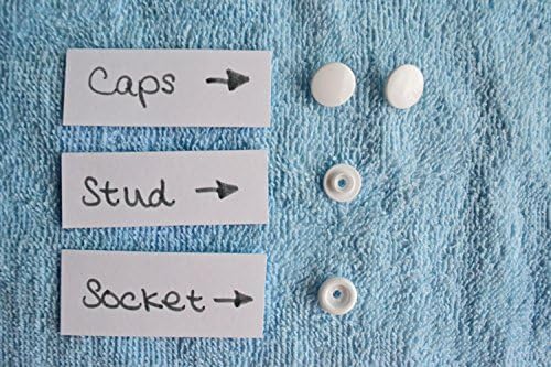 Snaps and Snap Pliers Set, 375 Sets T5 Plastic Buttons for Sewing and Crafting