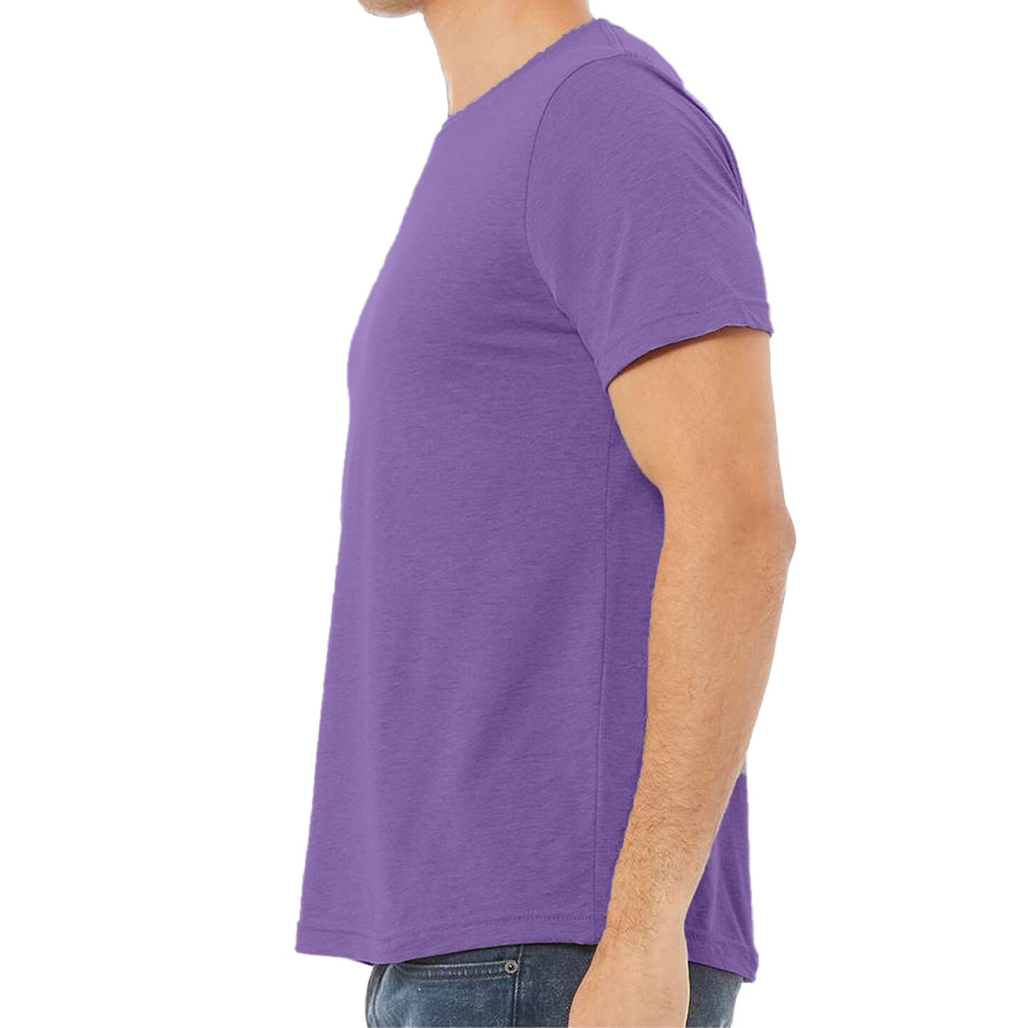 BELLA + CANVAS Adult's Triblend Tee, Crewneck Crafts Friendly Shirt