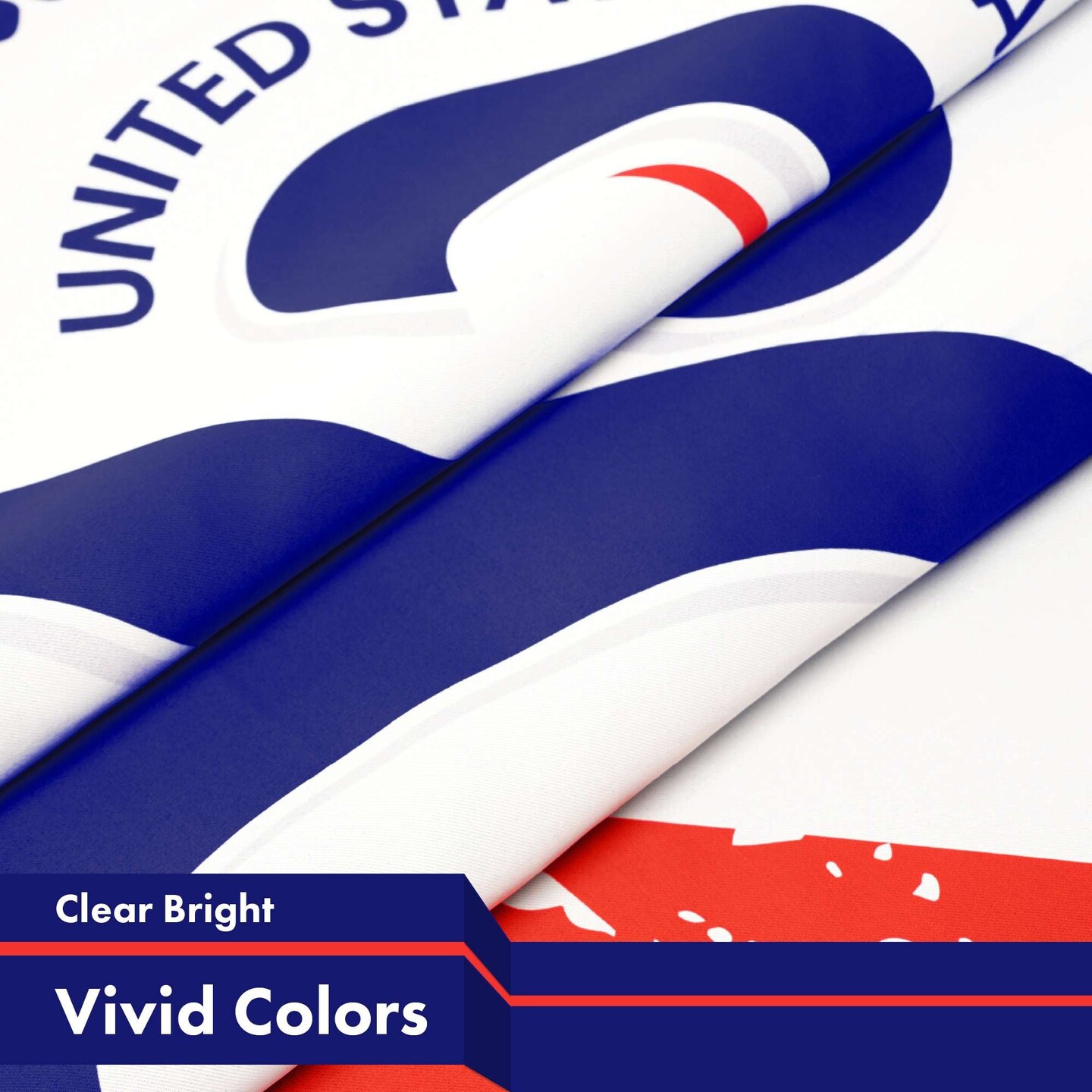 G128 2 Pack: USA 250th Anniversary Red Stripes Flag | 3x5 Ft | Double Sided Printed 150D Polyester | America 1776-2026 Patriotic Banner with Brass Grommets | Durable Indoor/Outdoor Celebration Flag