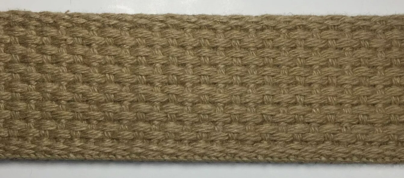 1&#x22; Cotton Webbing - 10 Continuous Yards - Made in USA!