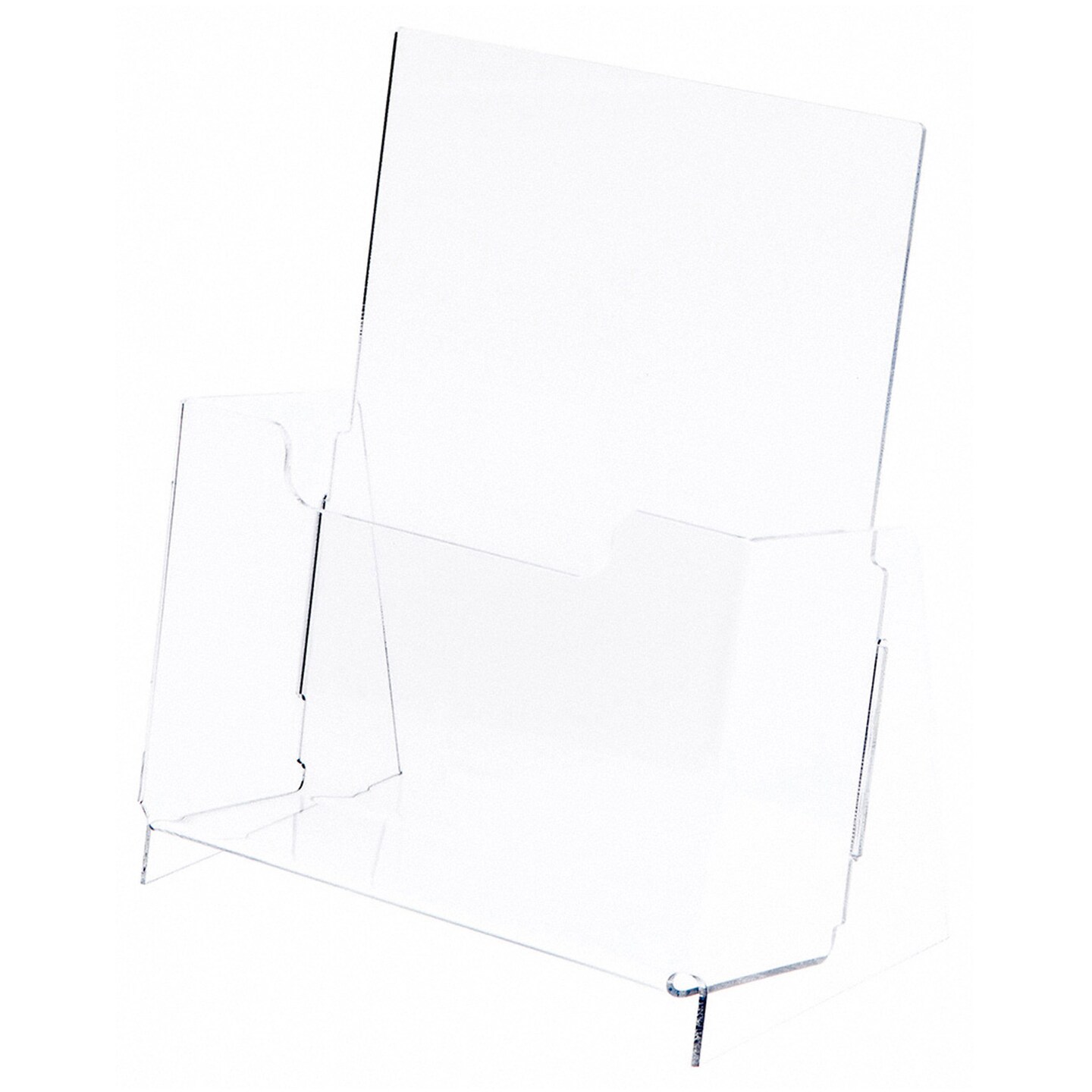 Plymor Clear Acrylic Oversized Magazine / Catalog Literature Holder (Countertop)
