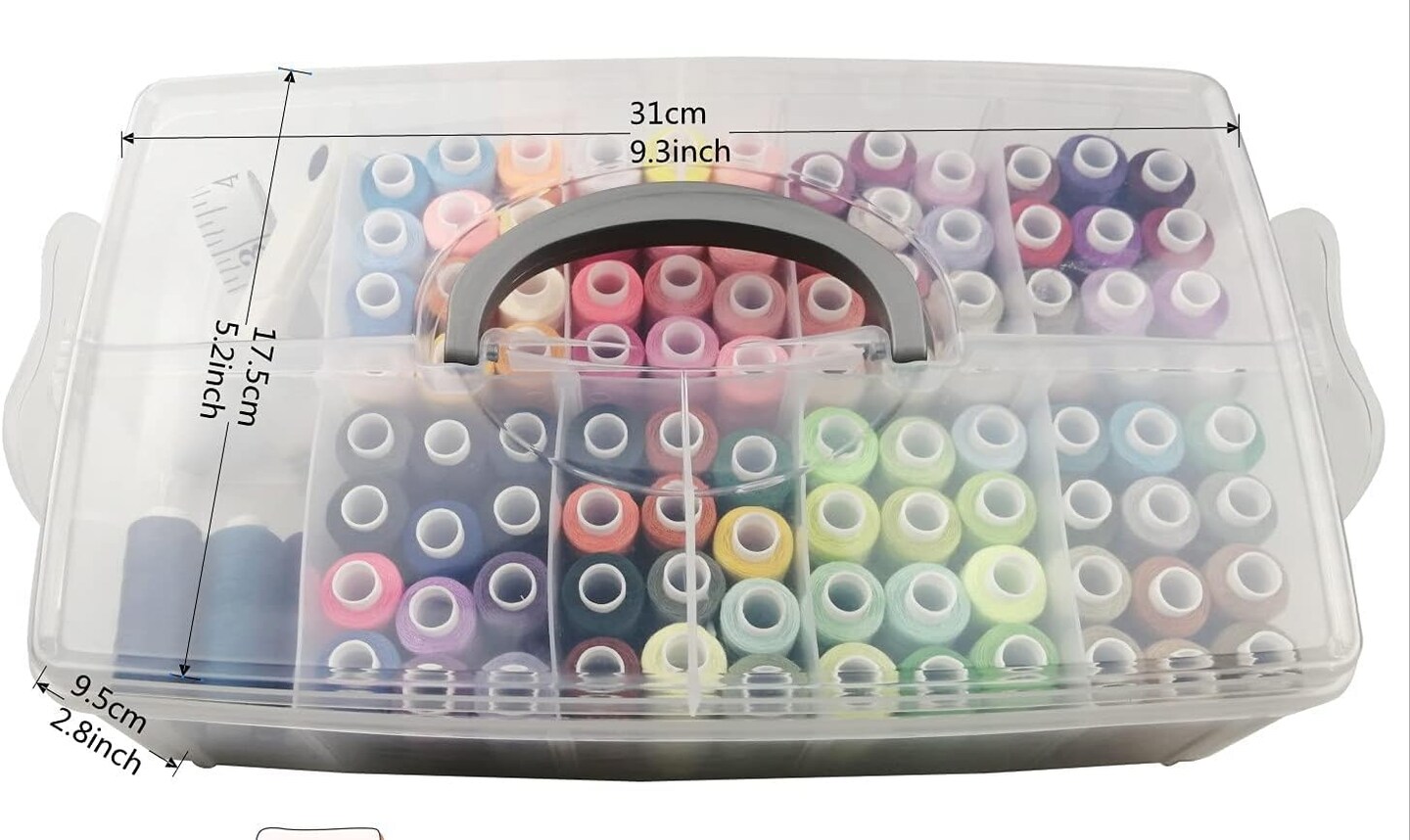 Sewing Thread 100 Colors 40S/2 250 Yards Per Spool 3 Color Sets Options