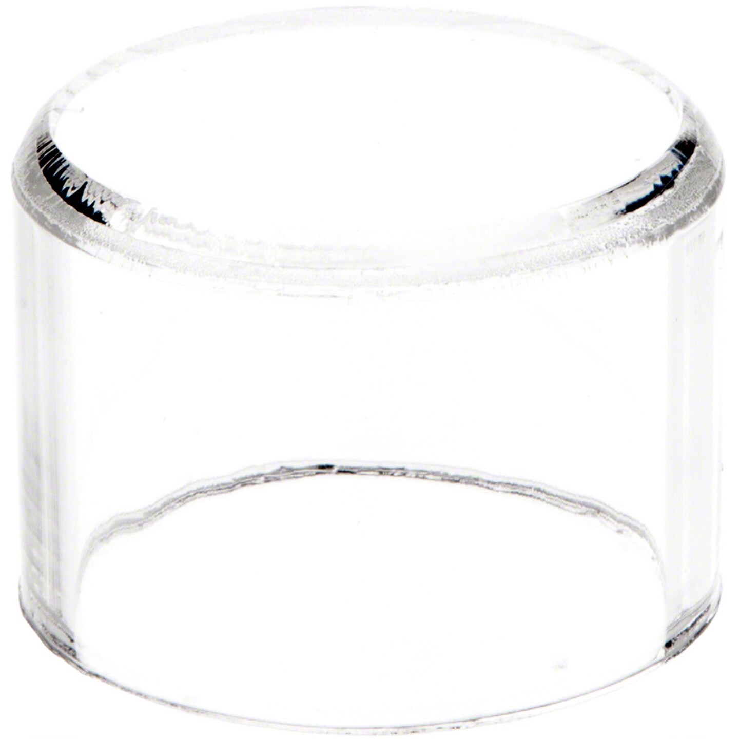Plymor Clear Acrylic Round Cylinder Display Riser, 1.5" H x 2" D