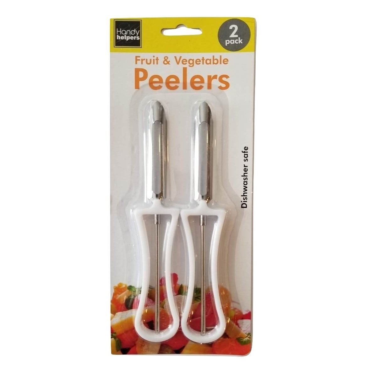 Handy Housewares 2 Piece Fruit &#x26; Vegetable Swivel Blade Peeler Set - Great for Apples, Carrots and Potatoes