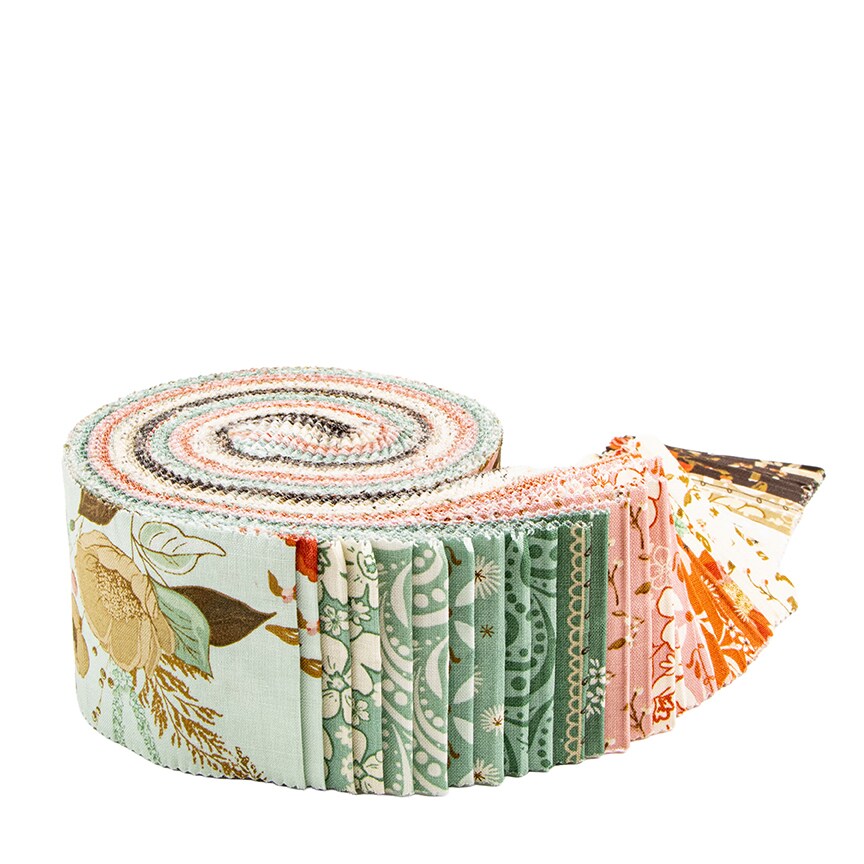 Morning Latte 2.5" Strip Roll (Jelly Roll / Rolie Polie) by Sandy Gervais for Riley Blake (RP-16920-40)