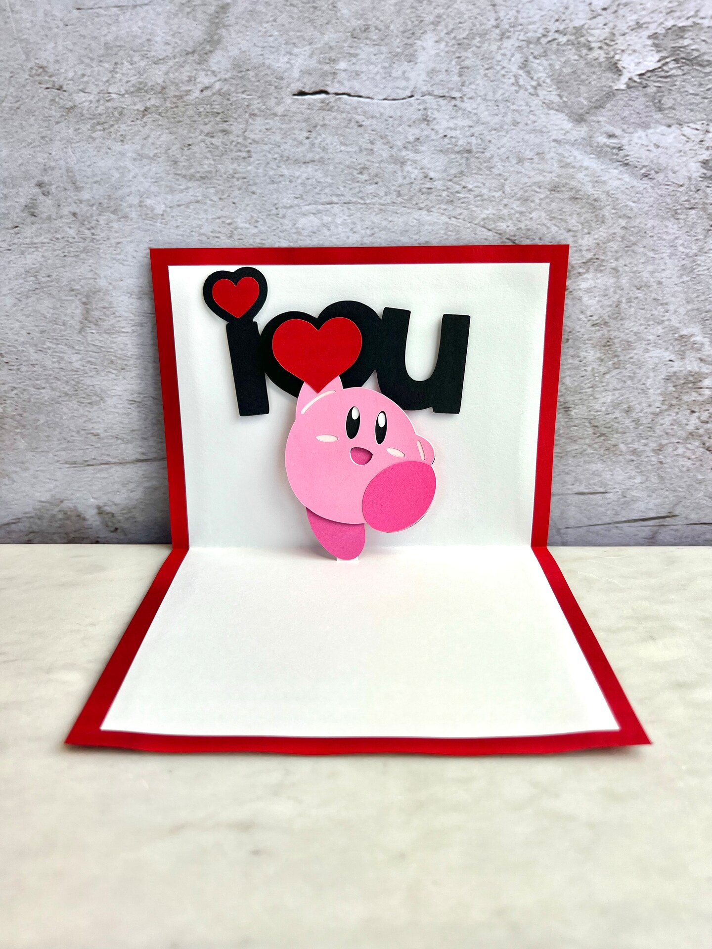 Kirby I Love You Pop-Up Card - Handmade Anniversary Gift | MakerPlace by  Michaels