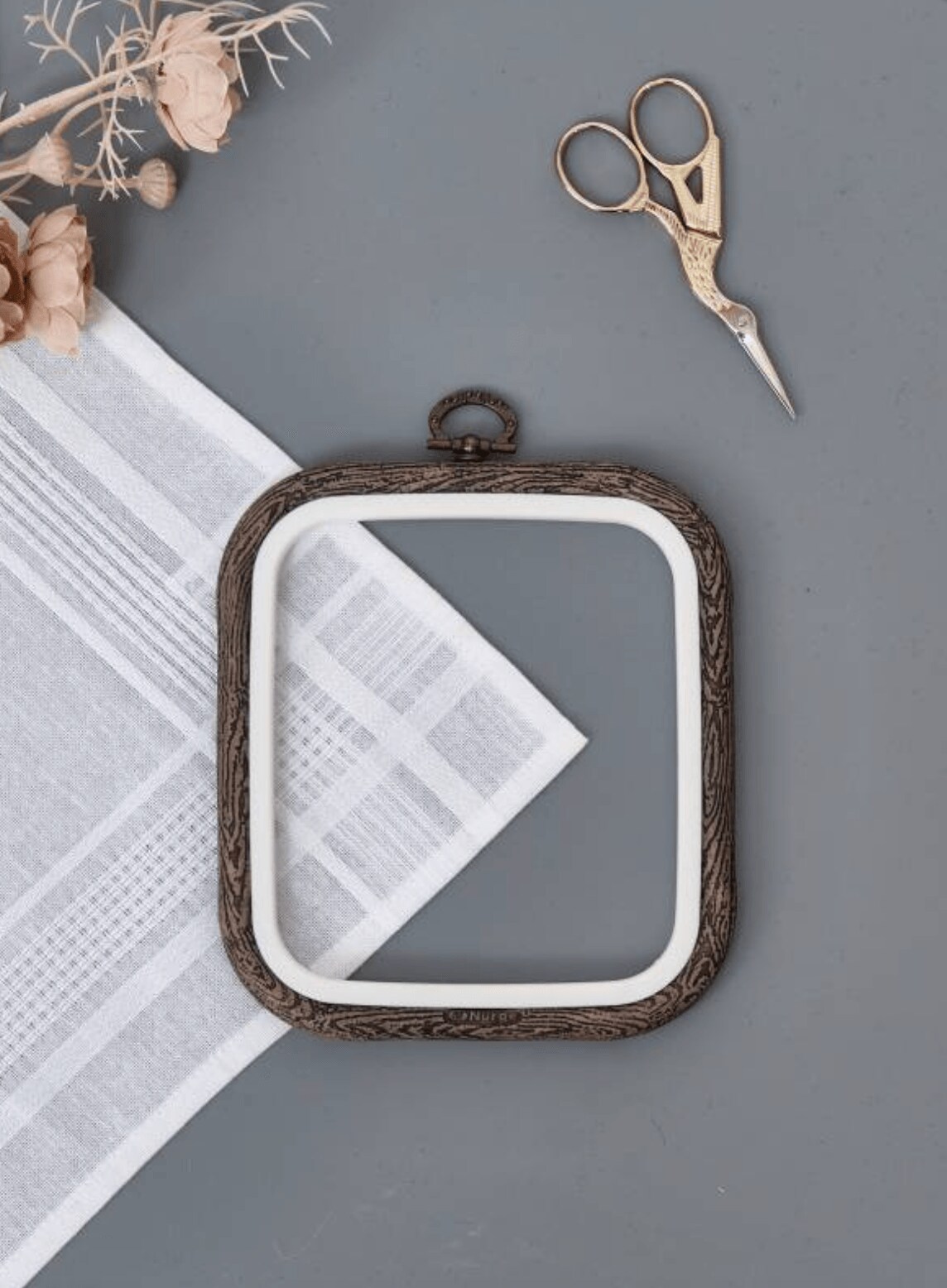 Square Flexi Hoop Nurge 230-11 Woodgrain