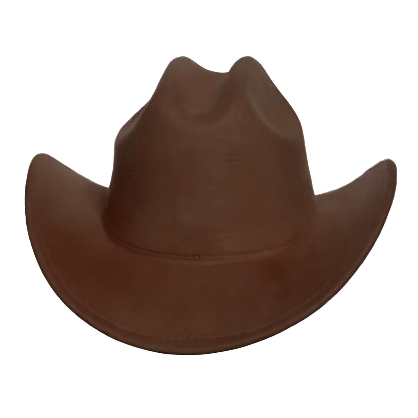 Cattleman Thick Felt Cowboy Hat Adult Costume Accessory | Brown