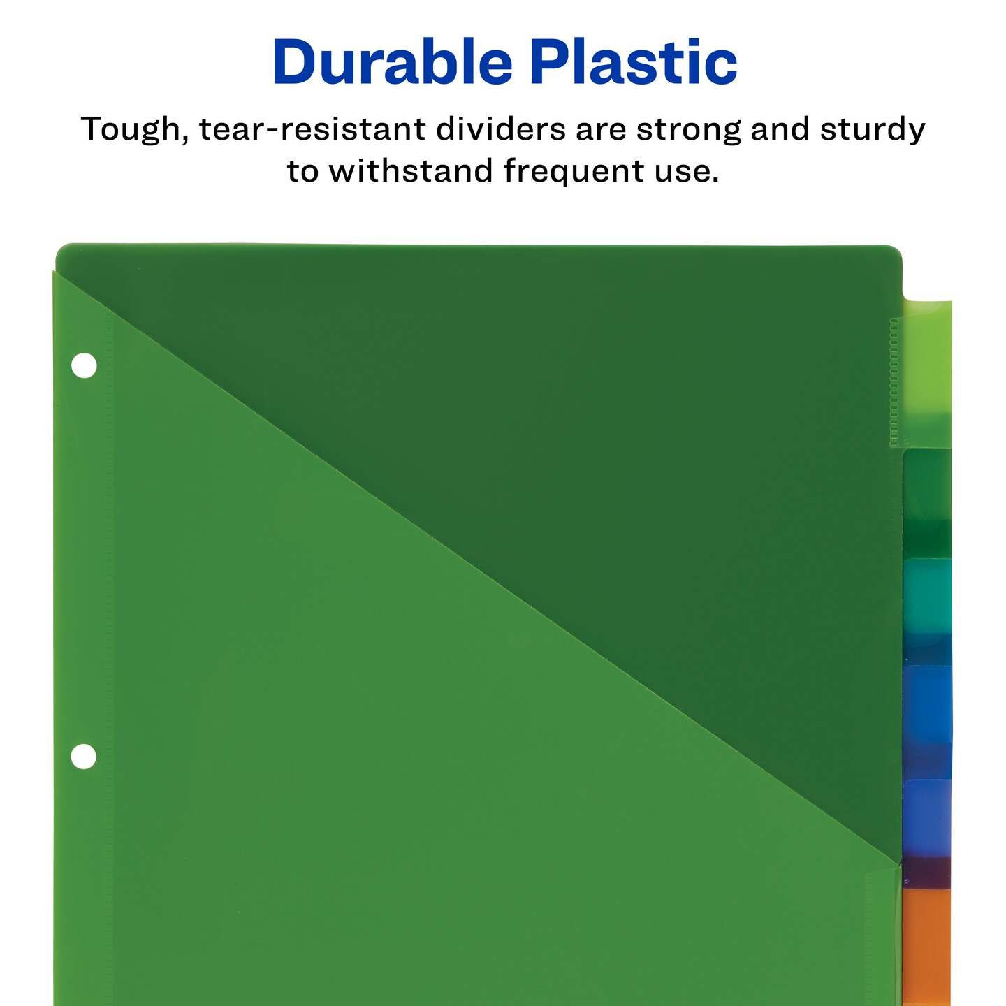 Avery 8-Tab Dividers, Insertable Multicolor Big Tabs, 2 Sets of 11907