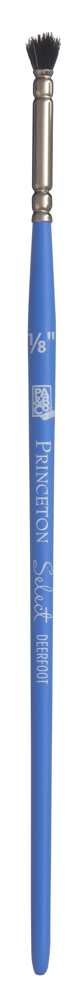 Princeton Select Natural Bristle Short Handle Brush -Deerfoot Stippler 1/8" Width