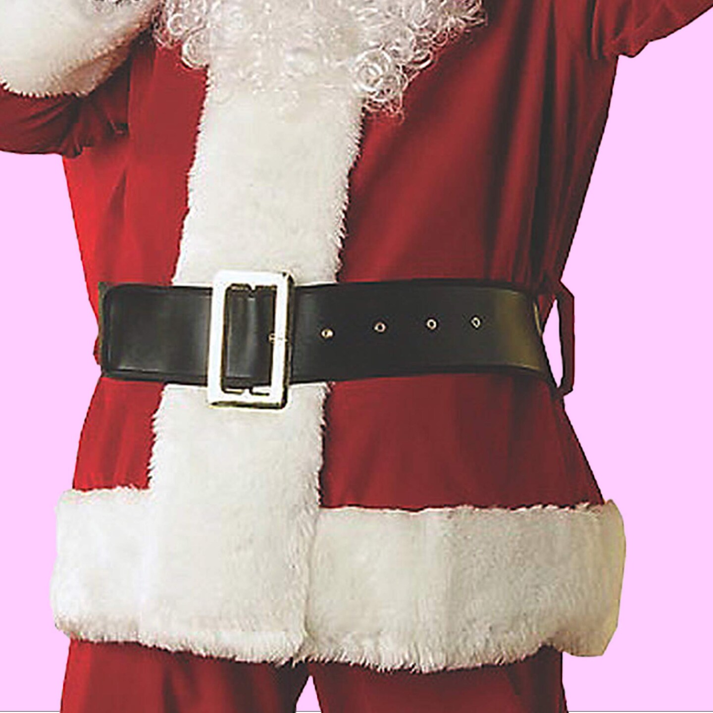 Men’s Deluxe Plush Regal Santa Claus Costume – Holiday Christmas Outfit