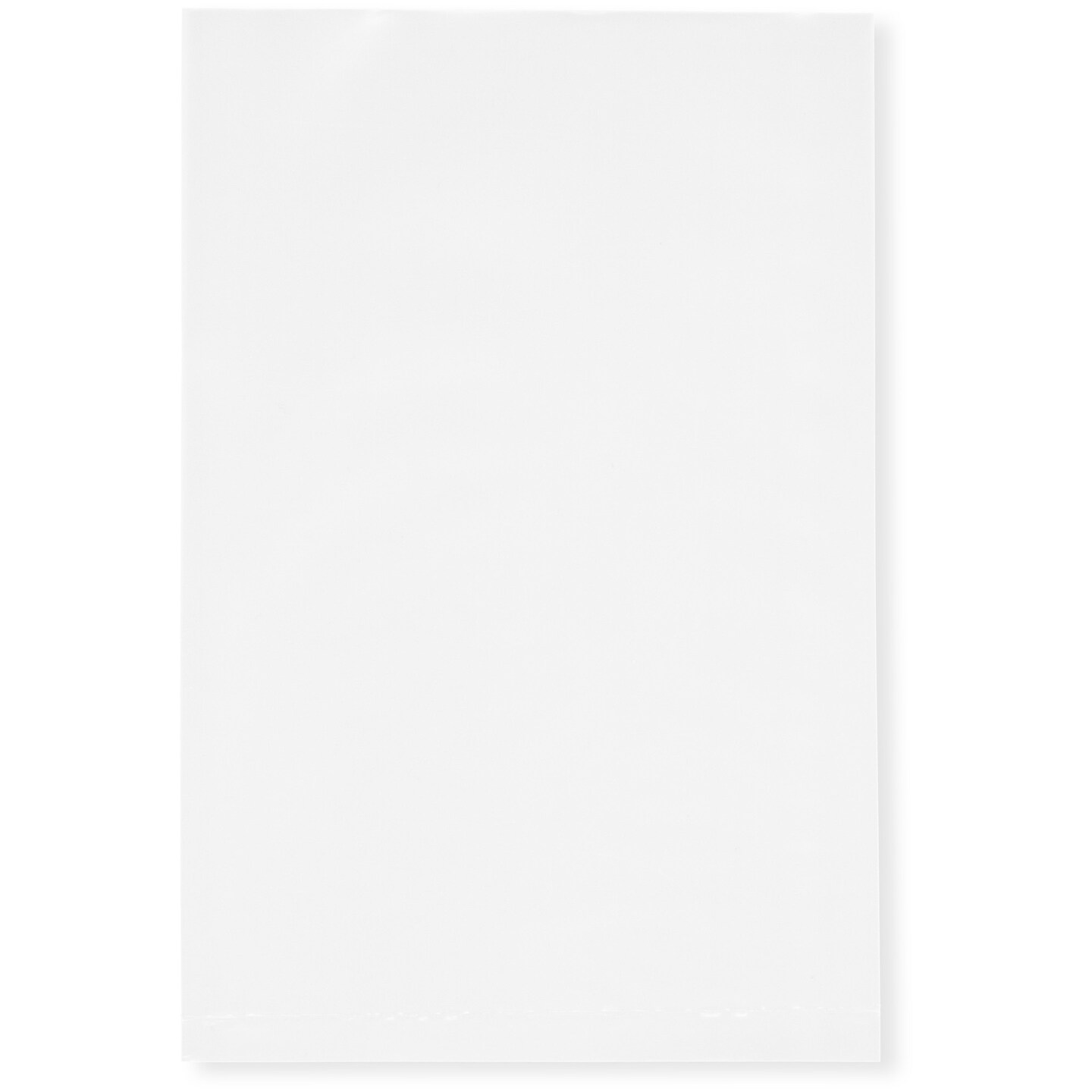 Plymor 4&#x22; x 6&#x22;, White 2 Mil Flat Open Plastic Poly Bags