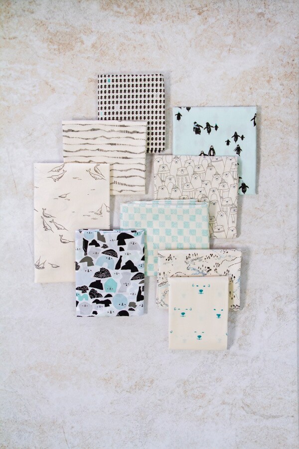 Capsules Arctic Tale Fat Quarter Bundle by  for Art Gallery (FQWCAPAT)