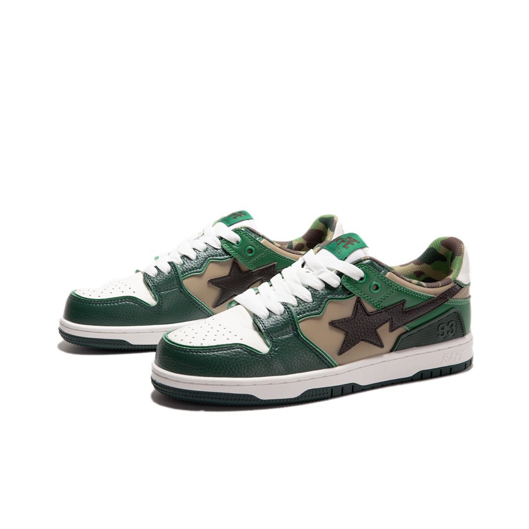 A Bathing Ape BAPE Sk8 Sta Green Grey | MakerPlace by Michaels