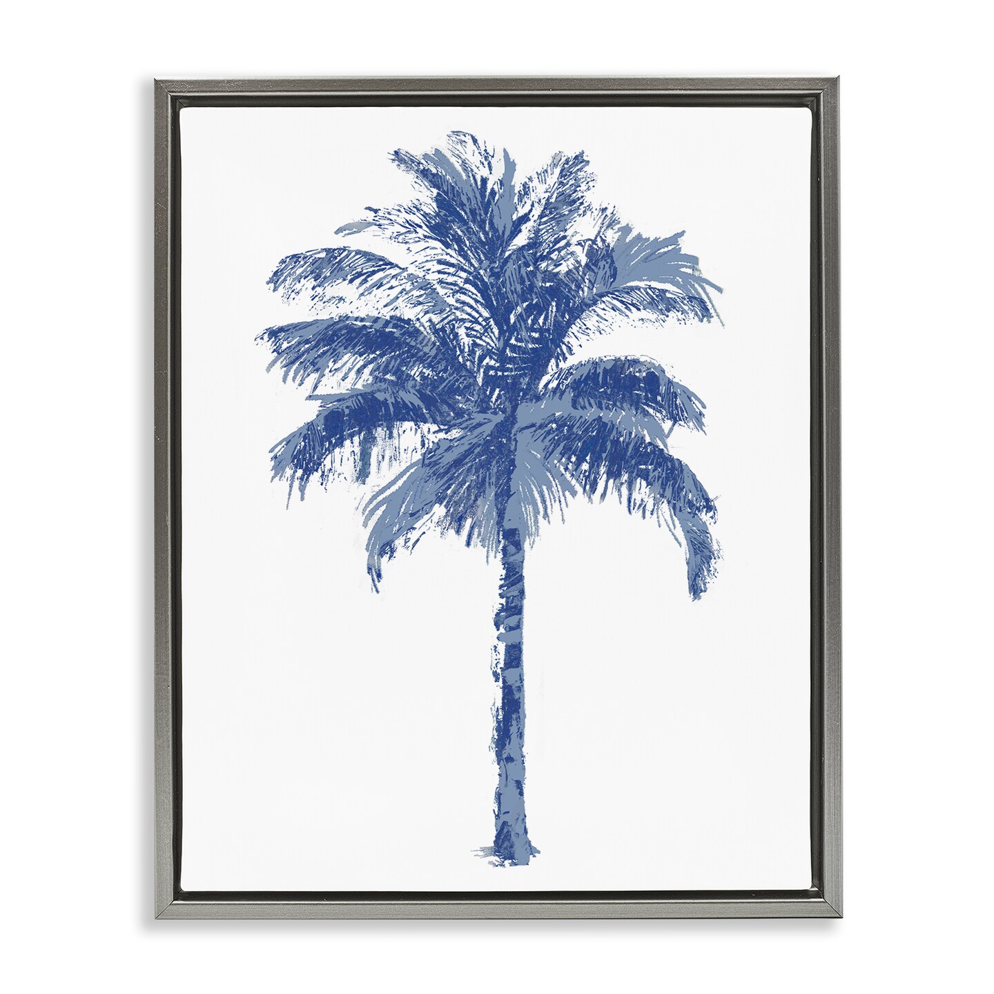 Stupell Industries Abstract Brushed Palm Tree Floating Frame By Kristen ...